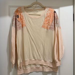 FREE PEOPLE BANDANA STYLE TOP • SZ S
